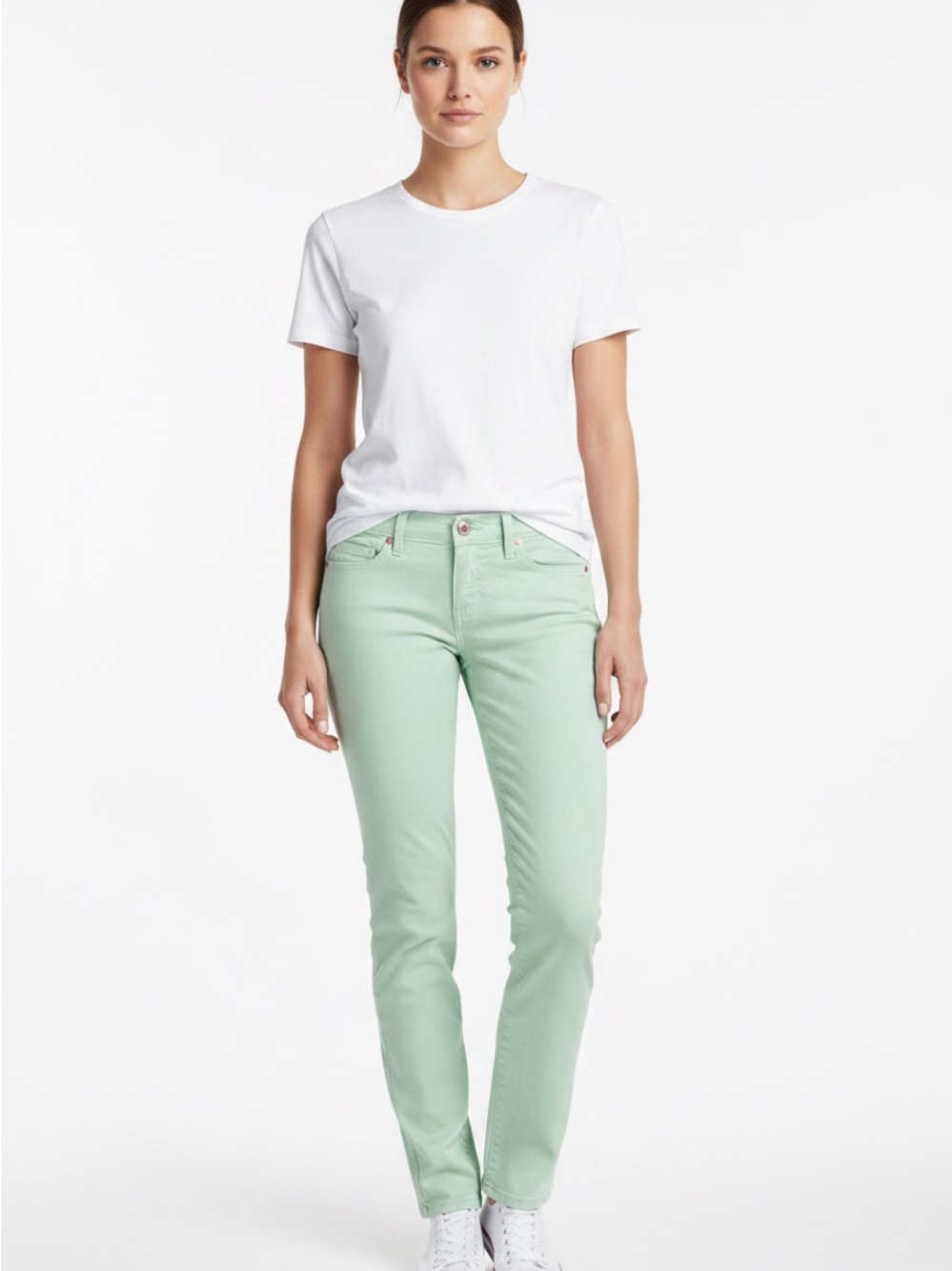 Angry Rabbit Mint Green Skinny Jeans